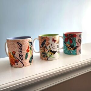 Coffee mugs, set of 3